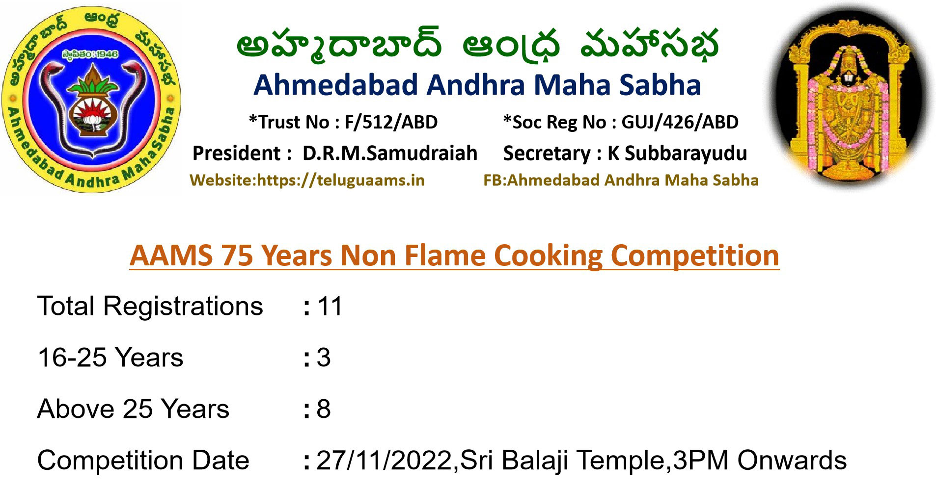 Non Flame Cooking Competition